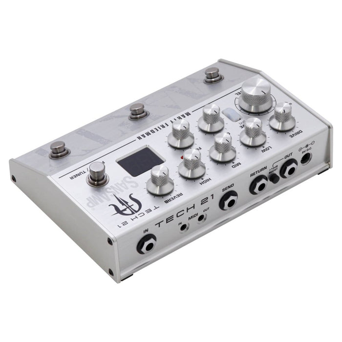 Tech 21 | SansAmp | Marty Friedman Signature | 3Ch Preamp & Distortion w/ Gate, EQ, Filter & Reverb (MF1) - Gsus4