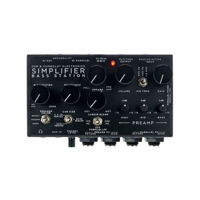 DSM & Humboldt | Simplifier Bass Station | Preamp, Power Amp SIM, Stereo Cab SIM & DI Out