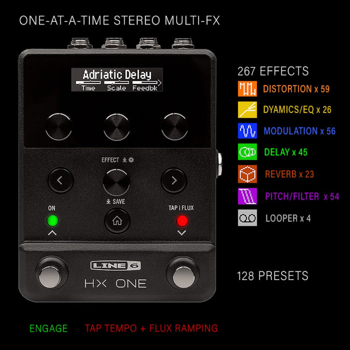 Line 6 | HX ONE | Multi-Effects Floor Processor