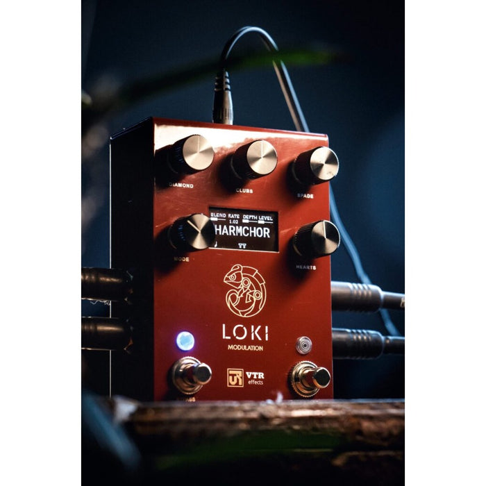 VTR Effects | LOKI | Stereo Modulation | 6-Algorithms | Chorus, Harmchorus, Tremolo, Flanger, Phaser & Harmwave