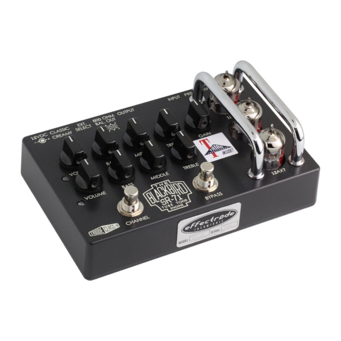 Effectrode | Blackbird Preamp | SR-71 | All-Tube Preamp based on 'Blackface' Amp | w/ JJ 12AX7 Tubes