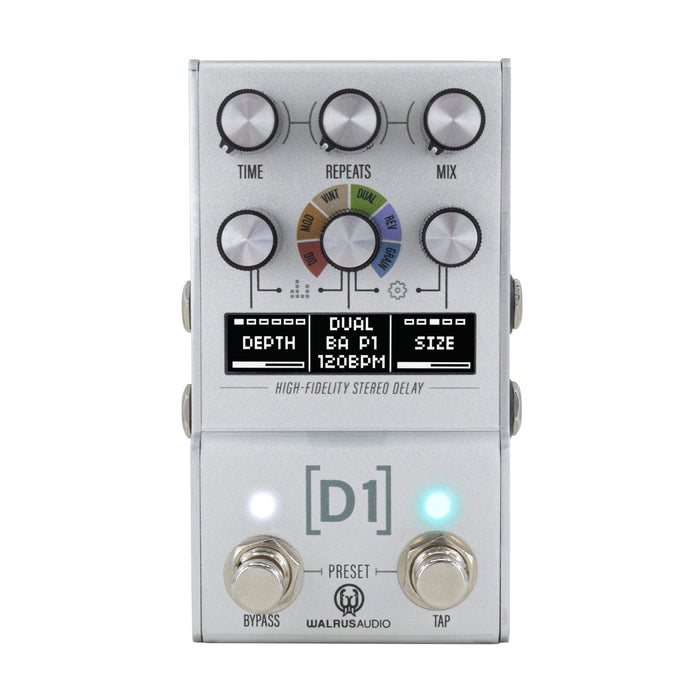 Walrus | D1 MK2 | High-Fidelity Stereo Delay Pedal | MAKO Series