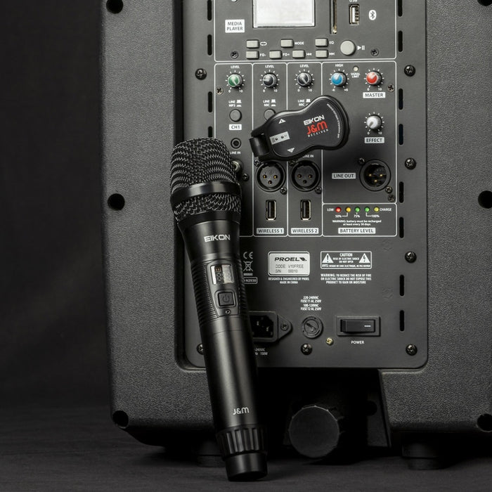 Eikon | J&M | UHF Wireless Microphone System | 512-541.7 Mhz | EKJMA