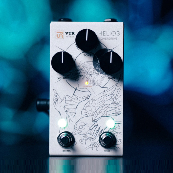 VTR Effects | HELIOS | 6-Clipping Mode Overdrive | 100% Analog Circuits w/ Digital Control