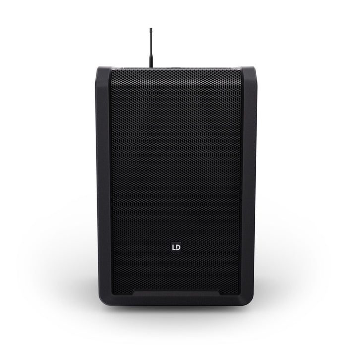 LD Systems | ANNY 10 BPH | 10" Battery-Powered PA Speaker + 1x Wireless Headset Mic & Bodypack | w/ Bluetooth & Built-in Mixer