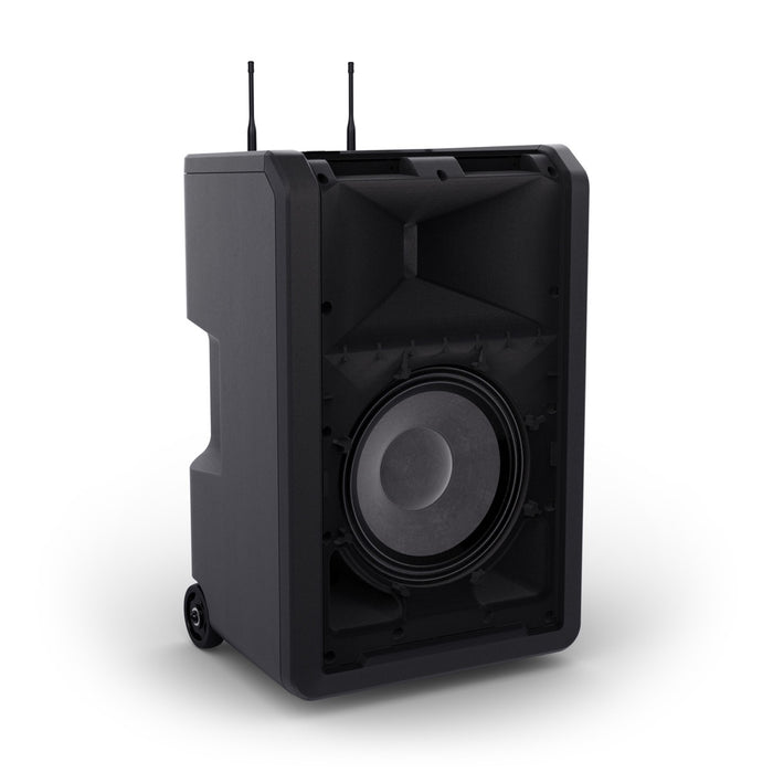 LD Systems | ANNY 10 HBH 2 | 10" Battery-Powered PA Speaker + 1x Wireless Headset Mic + 1x Wireless Handheld Mic | w/ Bluetooth & Built-in Mixer