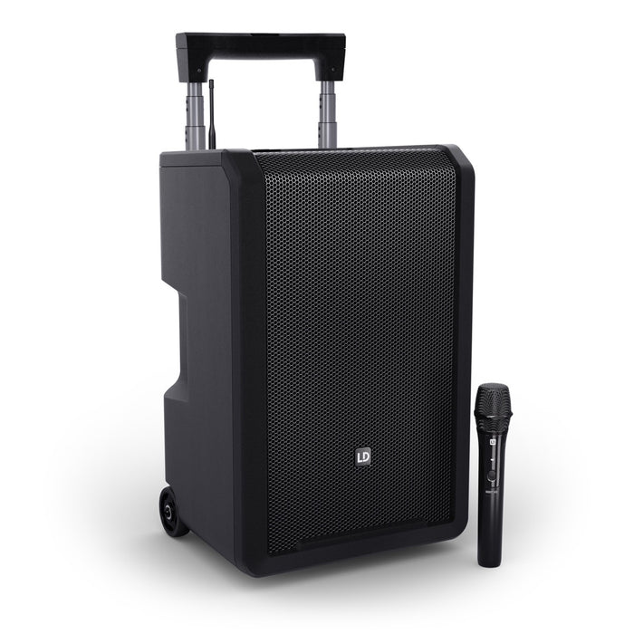 LD Systems | ANNY 10 HHD | 10" Battery-Powered PA Speaker + 1x Wireless Handheld Mic | w/ Bluetooth & Built-in Mixer