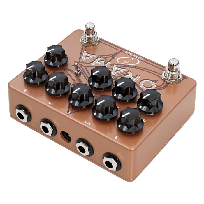 Crazy Tube Circuits | ORAMA | Dual Drive Amp in a Box & Fuzz Pedal | Inspired by Orange OR120 Amp & Frantone PeachFuzz