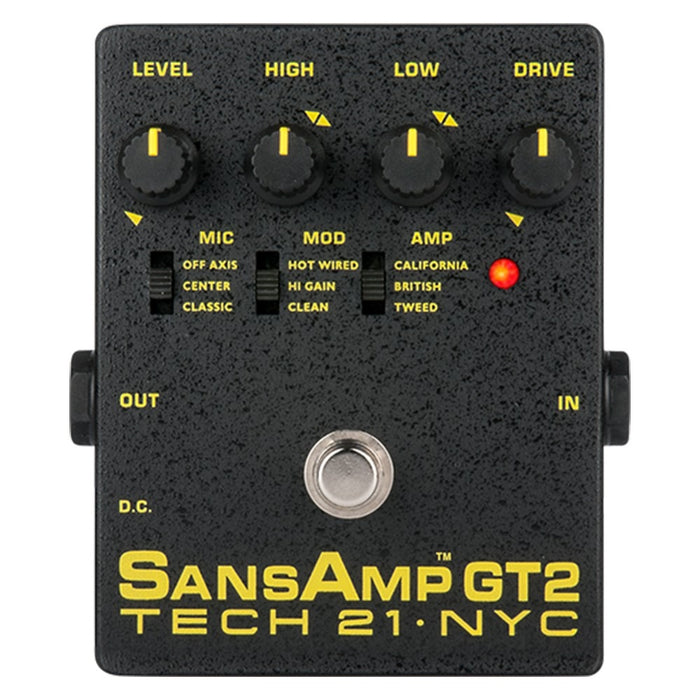 Tech 21 | SansAmp | GT2 | Analog Amp Modeling | Preamp Pedal