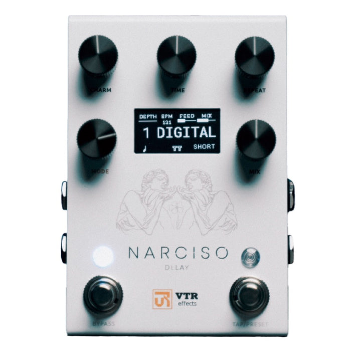 VTR Effects | NARCISO | Stereo Delay | 6-Algorithms | Digital, Analog, Tape, Overnotes, D-Space & Resonant