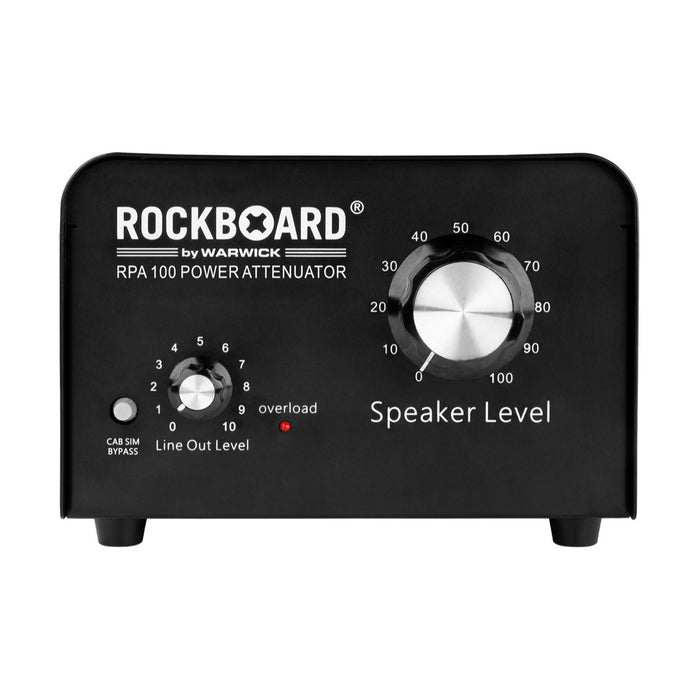 Rockboard | RPA 100 Power Amp Attenuator | 100W At Room Volume | w/ Cabinet Simulator, DI & Headphone Output | PRE-ORDER