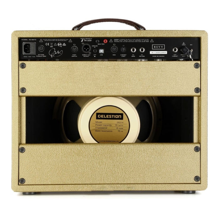 REVV | D25 Joey Landreth Edition | Dynamis 1x12" Valve Amp Combo | Gold