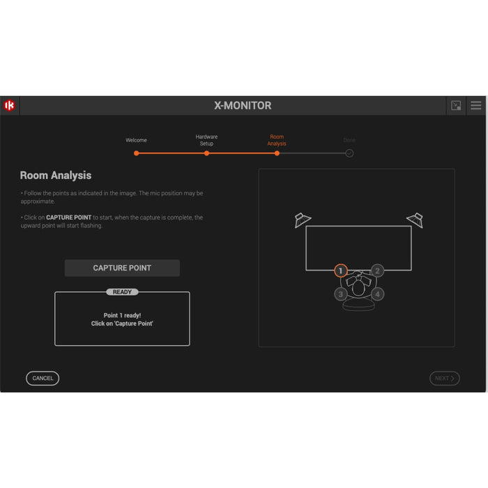 IK Multimedia | iLoud MTM MK2 | PAIR | Compact Hi-Res Monitors | w/ ARC Microphone