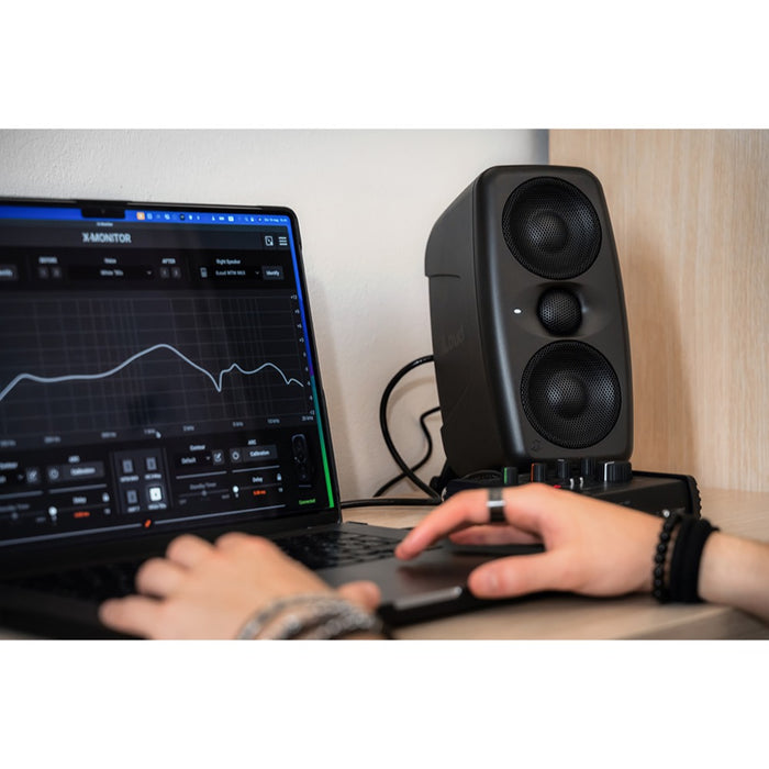 IK Multimedia | iLoud MTM MK2 | PAIR | Compact Hi-Res Monitors | w/ ARC Microphone