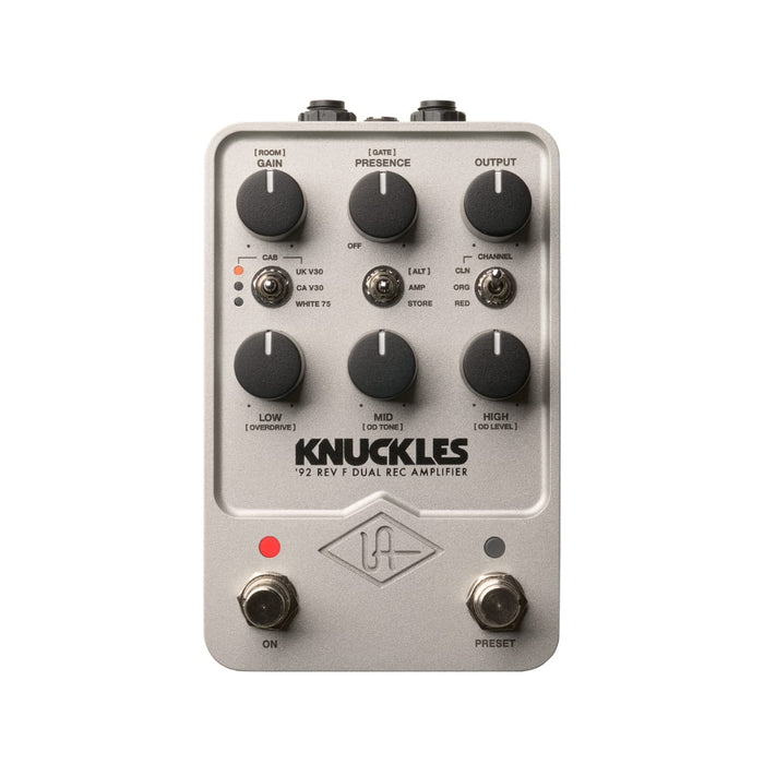 Universal Audio | UAFX KNUCKLES | '92 Dual Rec Amp w/ TS Overdrive | Based on Mesa Boogie Dual Rectifier