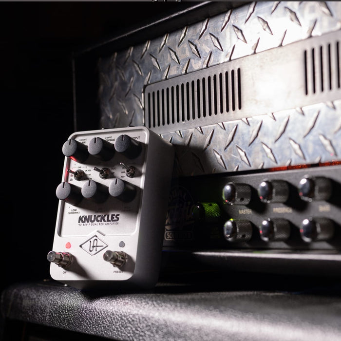 Universal Audio | UAFX KNUCKLES | '92 Dual Rec Amp w/ TS Overdrive | Based on Mesa Boogie Dual Rectifier