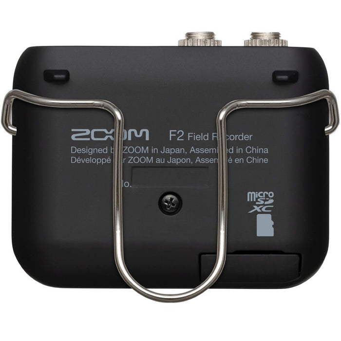 Zoom | F2 | 32-Bit Float Field Recorder w/ Lavalier Mic Pack | Black
