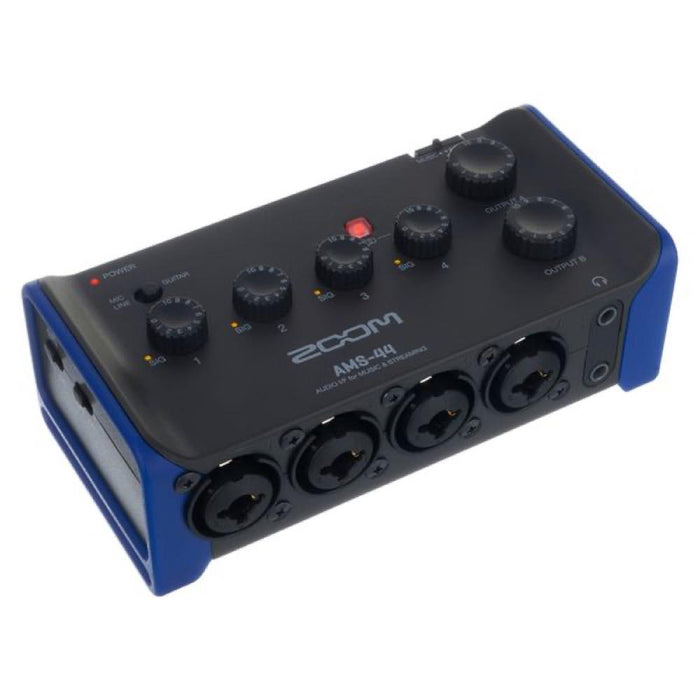Zoom | AMS-44 | USB-C Streaming Audio Interface | Bus Powered | 4-in / 4-out