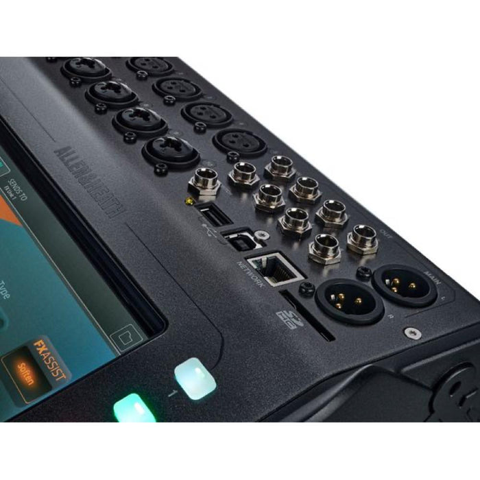Allen & Heath | CQ12T | 12 Ch Touchscreen 96kHz Digital Mixer | w/ Bluetooth & SD/USB