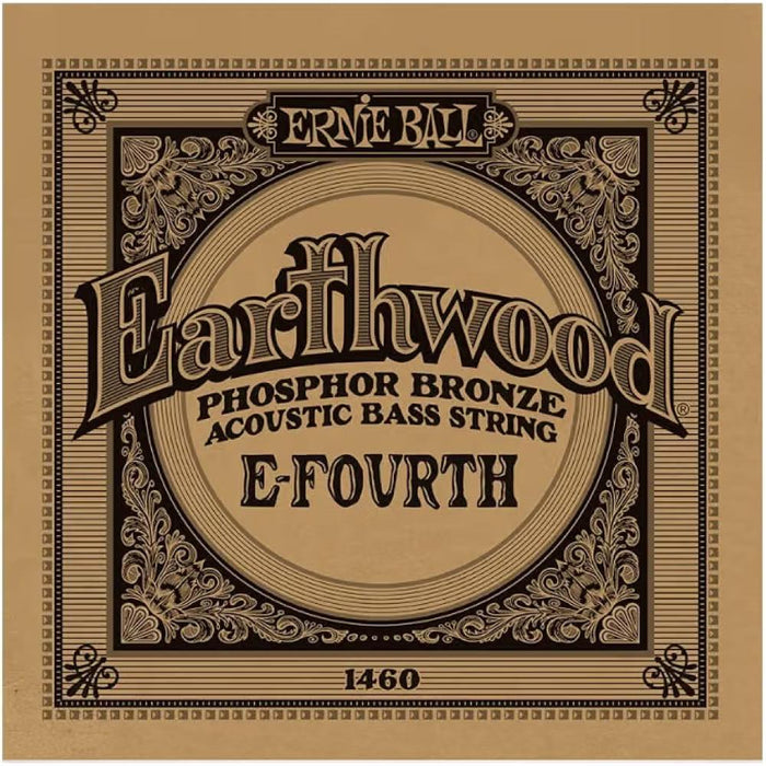 Ernie Ball P01460 Earthwood Phosphor Bronze Acoustic Bass Single String 0.095 Gauge