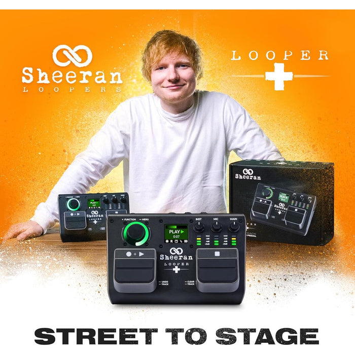 Sheeran Loopers | LOOPER + PLUS | Stereo Looping Pedal w/ Encoder Control Dial