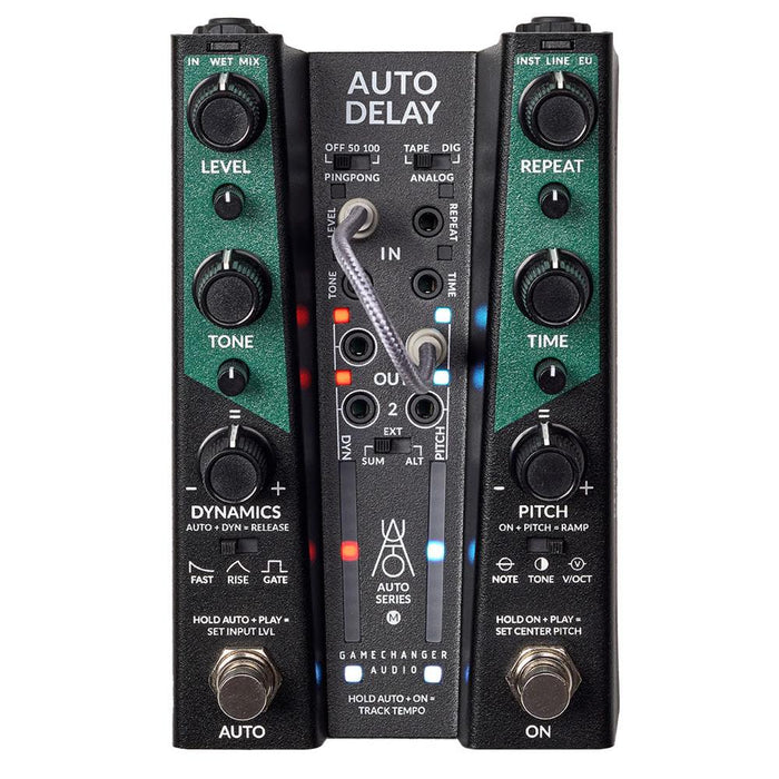 Gamechanger Audio AUTO DELAY EuroRack Style Delay Pedal (Tape, Analog & Digital)