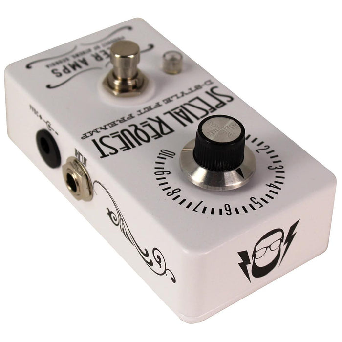 Greer Amps Special Request Dumble Style FET Preamp Boost (White)