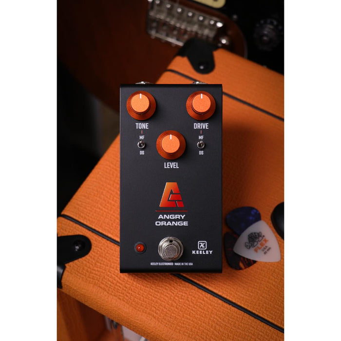 Keeley | Angry Orange | 4-in-1 Fuzz & Distortion | Based on Civil War Muff & DS-1