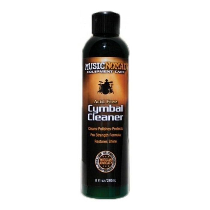 Music Nomad MN111 Music Cymbal Cleaner, Polisher, Protectant (Acid Free) 240ml