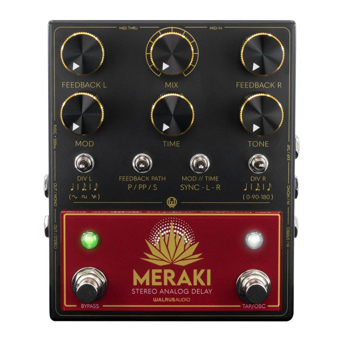 Walrus MERAKI Stereo Analog Dual Delay Pedal