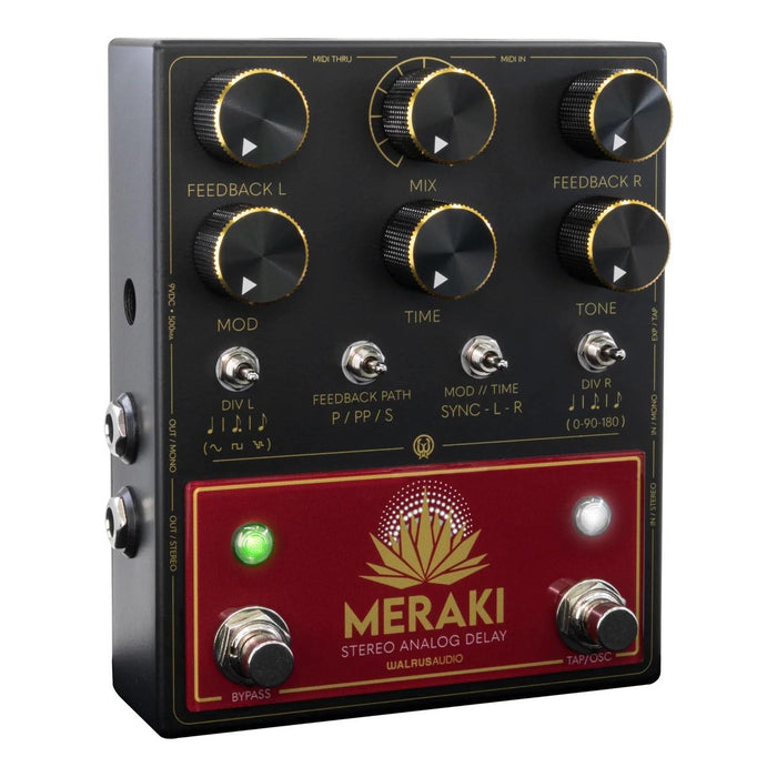 Walrus MERAKI Stereo Analog Dual Delay Pedal