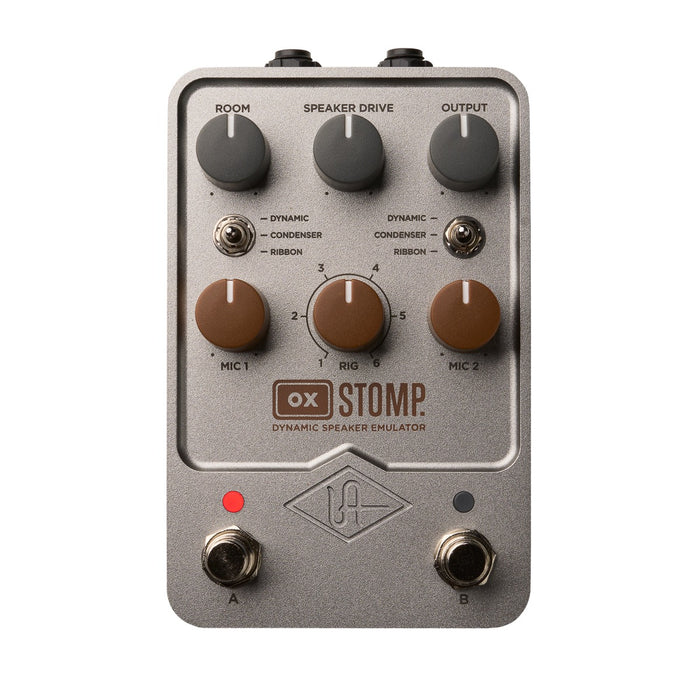 Universal Audio | OX Stomp | Stereo Guitar Cabinet Modeller | w/ Dynamic IR, 1176 Compression, Reverb,  Delay, EQ & More