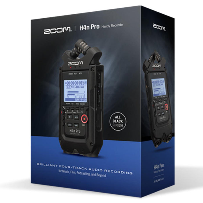 Zoom H4N PRO All Black Handheld Recorder – Stage Sound