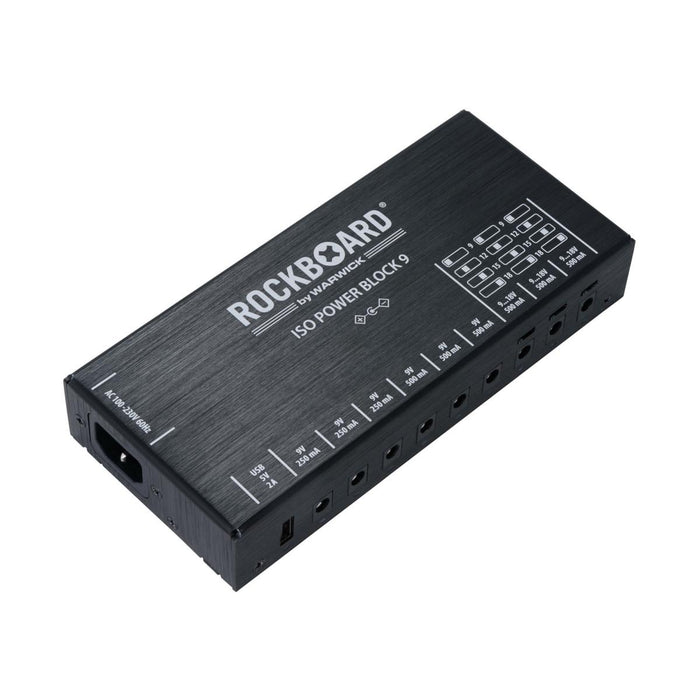 Rockboard | ISO Power Blocks IEC V9 | High Current 9-Output Pedal Power Supply