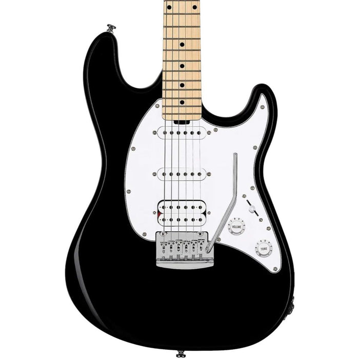 Sterling by Music Man CT20HSS-BK-M1 Cutlass CT20 HSS Electric Guitar - Black