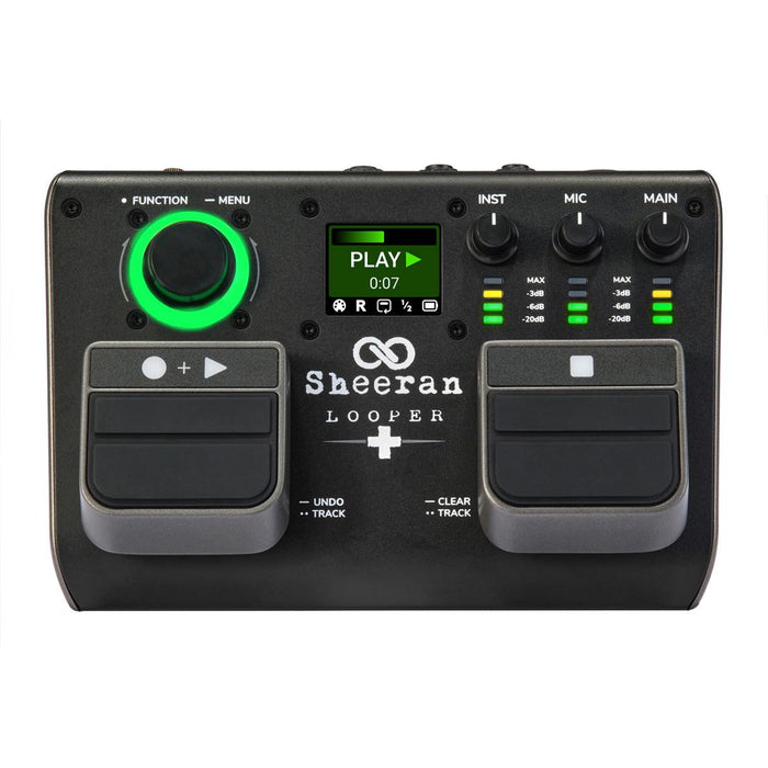 Sheeran Loopers | LOOPER + PLUS | Stereo Looping Pedal w/ Encoder Control Dial