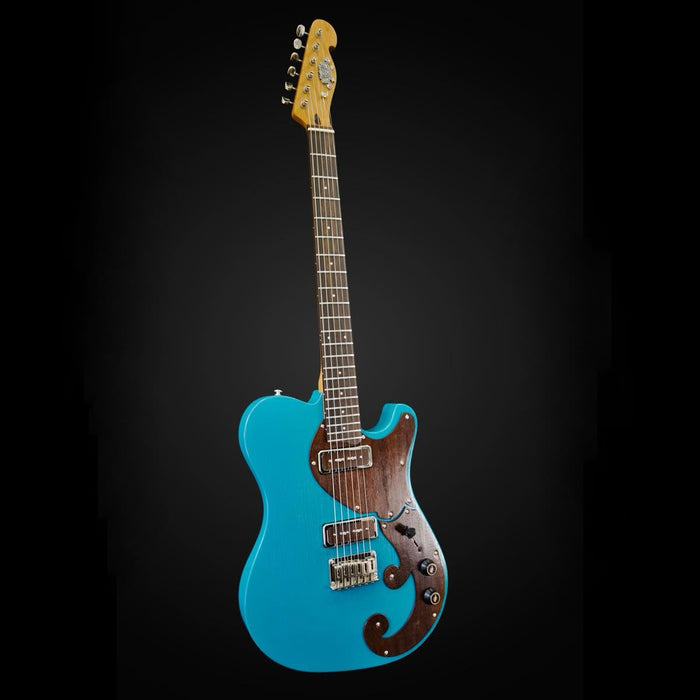 Solace Instruments NZ Southern Deluxe Torea Blue Swamp Ash w/ P90s