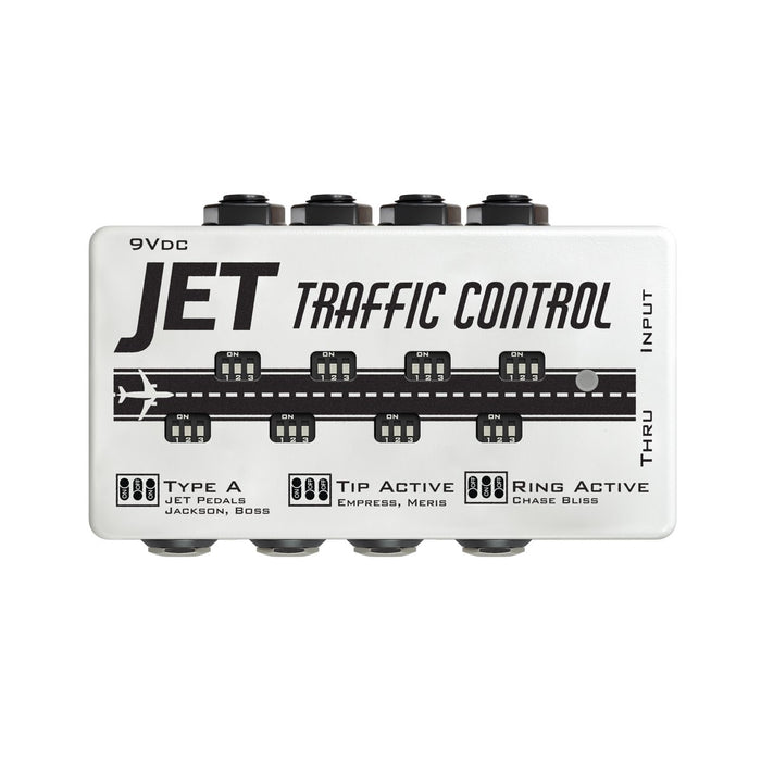 Jet Pedals | Traffic Control | 8-Way MIDI Through & Splitter | DIN MIDI to 1/4" MIDI