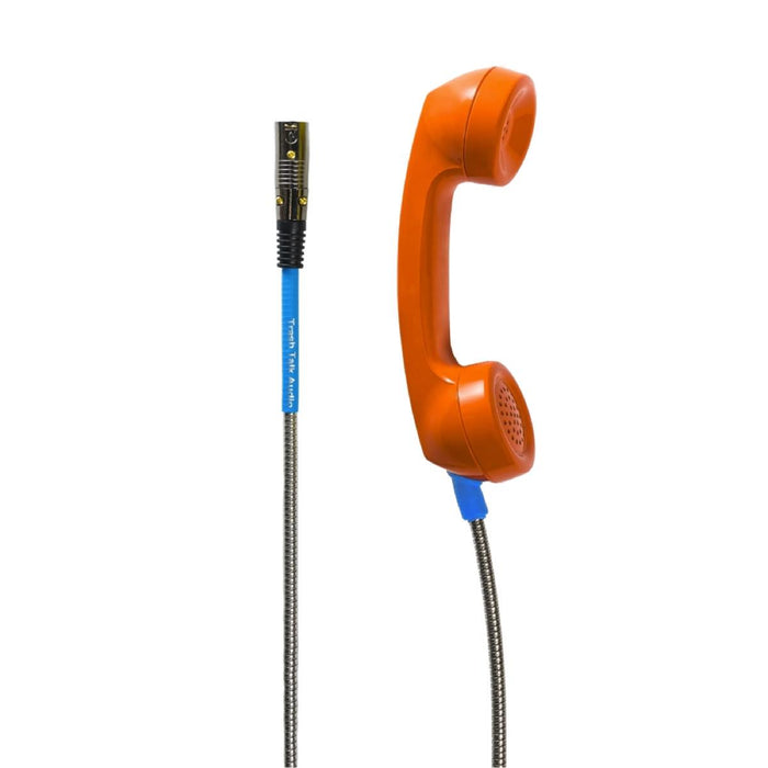 Trash Talk Audio Lo-Fi Phone Microphone w/ XLR connection - Orange