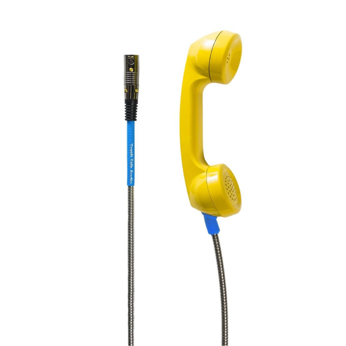 Trash Talk Audio Lo-Fi Phone Microphone w/ XLR connection - Yellow
