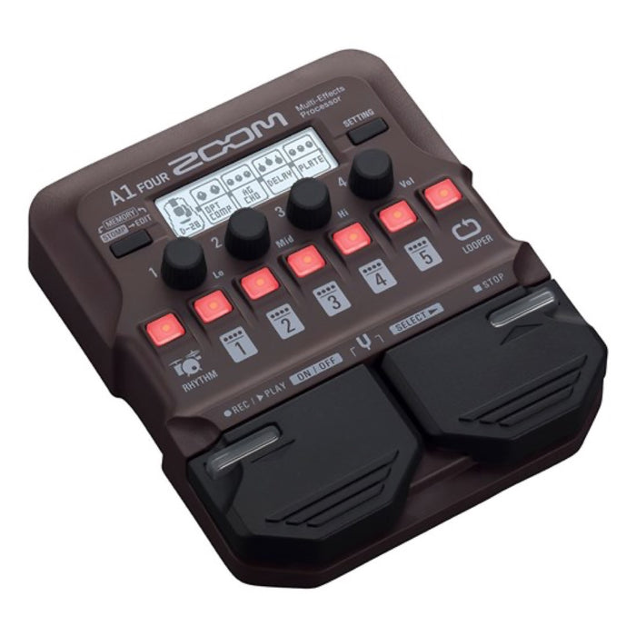 Zoom | A1 FOUR | Acoustic Multi-Effects Pedal