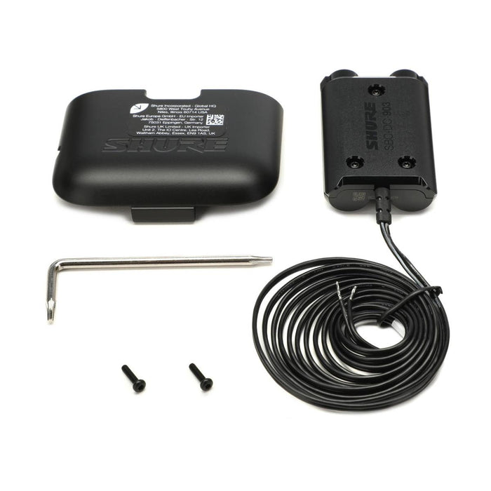 SHURE | SBC-DC-903 | DC Battery Eliminator Kit | For SLXD5 Wireless Receiver Unit