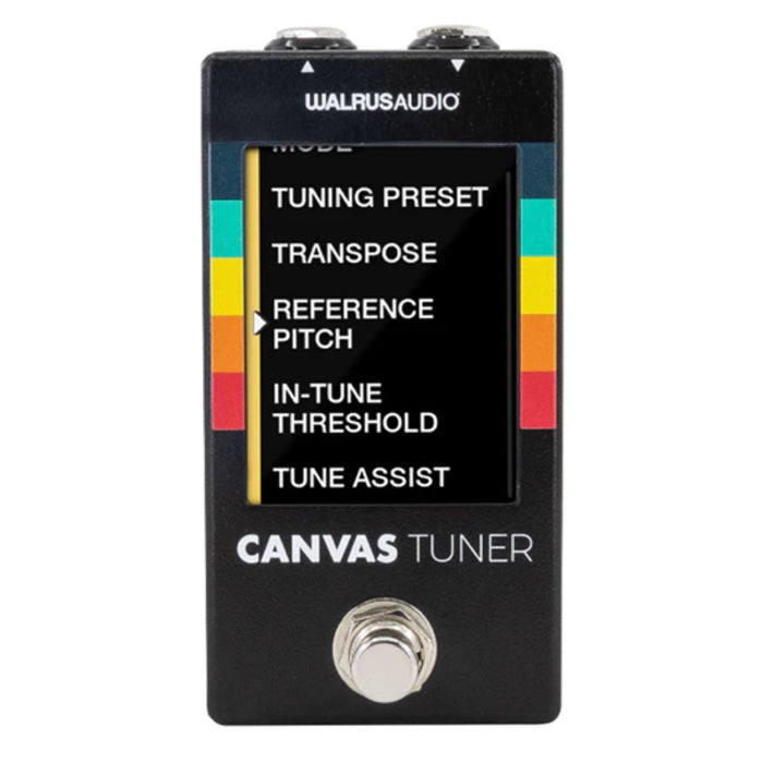 Walrus | Canvas TUNER Pedal | w/ USB-C Connection, On-board Buffer & Rotatable 2.8" LCD Screen