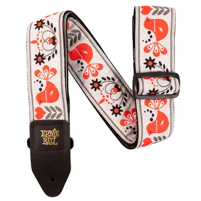 Ernie Ball P04689 Jacquard Strap Red Bird Winter