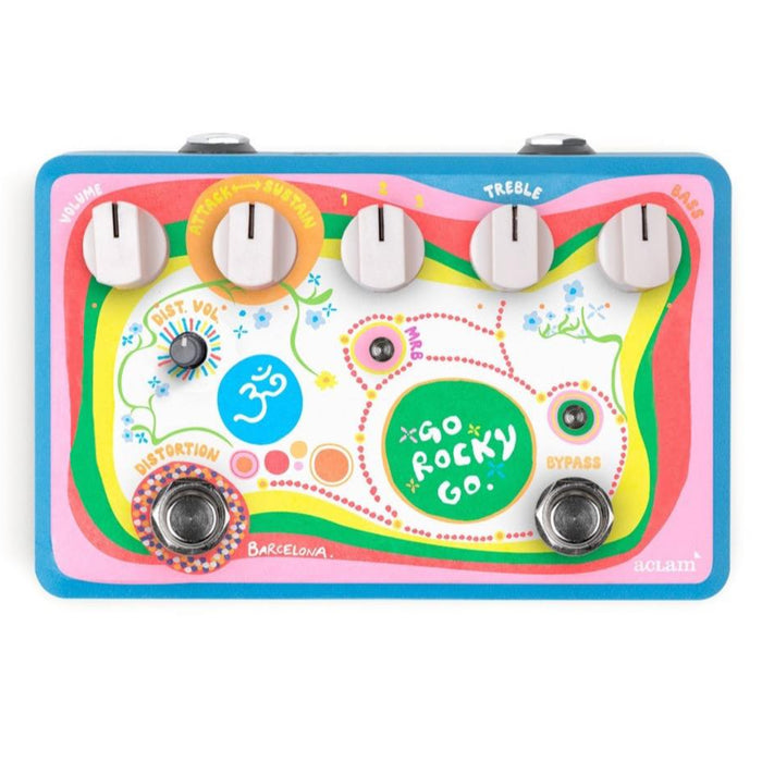 Aclam Go Rocky Go Vox Conqueror Preamp Pedal The White Album amp in a box