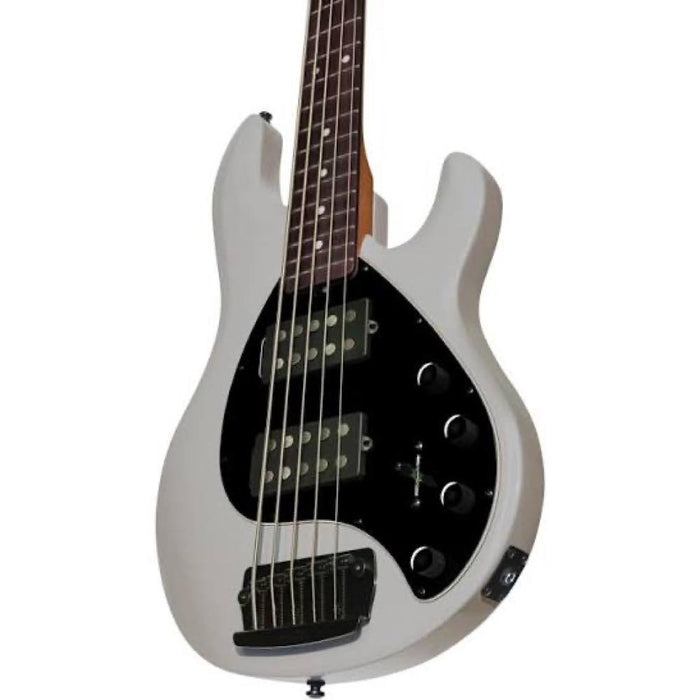 Sterling by Music Man RAY35HH-CGR-R2 StingRay Ray35 HH Electric Bass - Chalk Grey