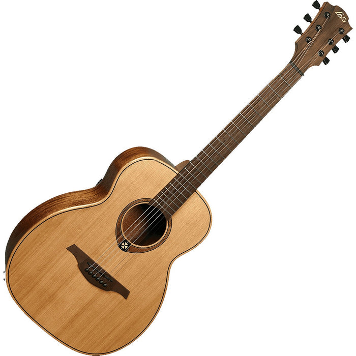 LAG | Travel Acoustic Guitar | Tramontane Red Cedar Solid Cedar Top