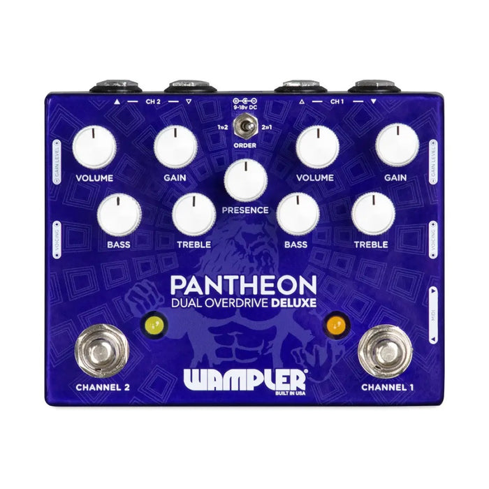 Wampler | PANTHEON Deluxe | Bluesbreaker Inspired DUAL Overdrive