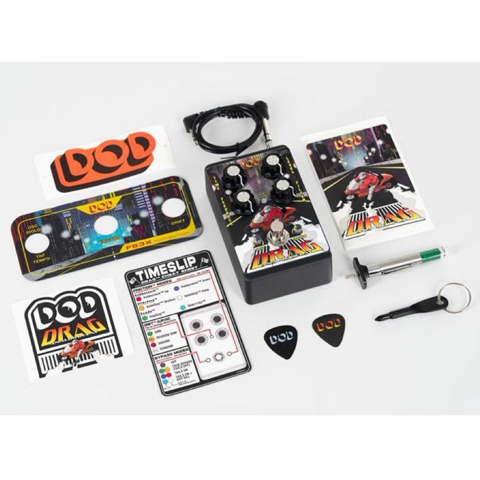 Digitech DOD DRAG Analog Delay w/ SlideStop & Evade Friction