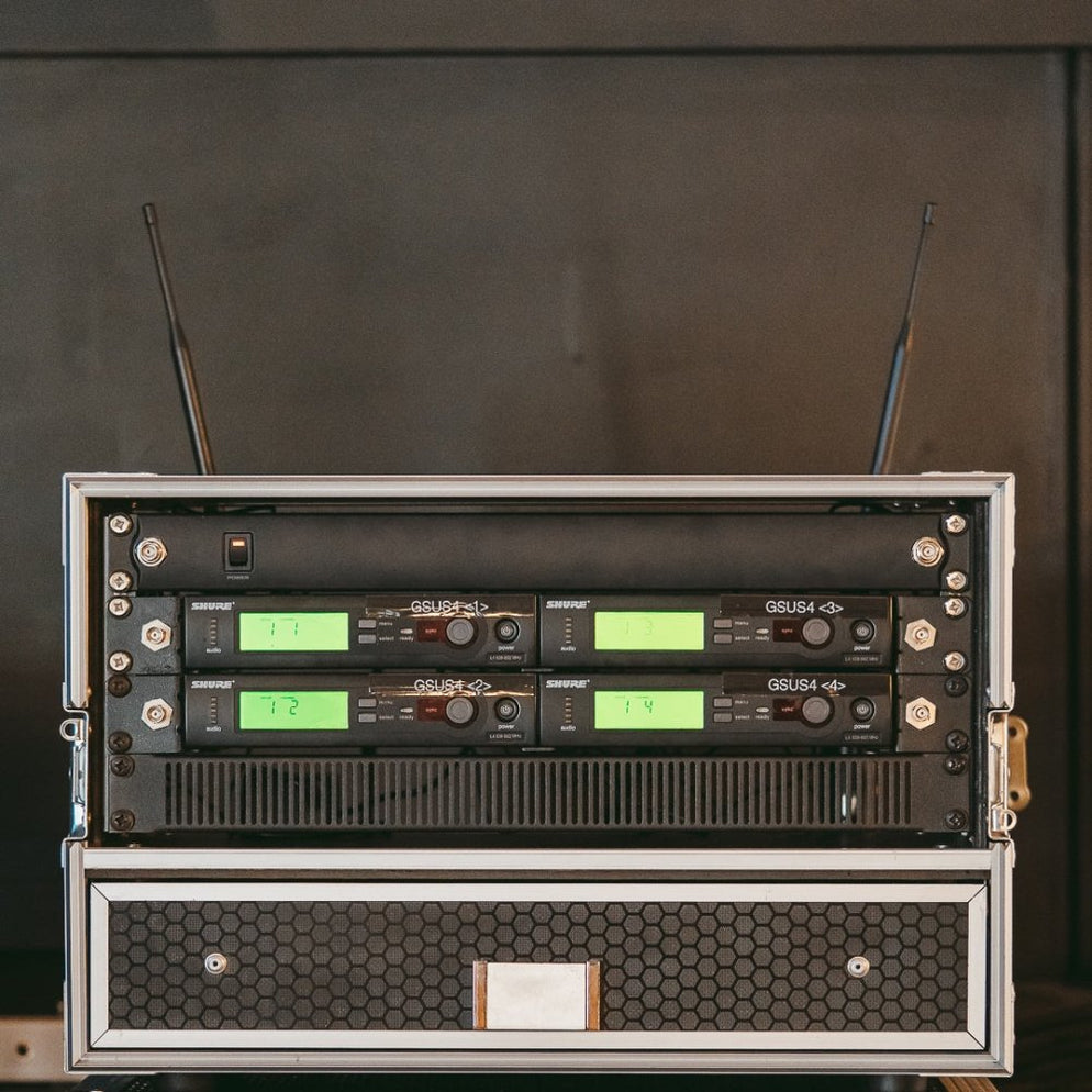 Titan AV | Wireless Microphone Rack Case | 4RU Rack, Drawer ...